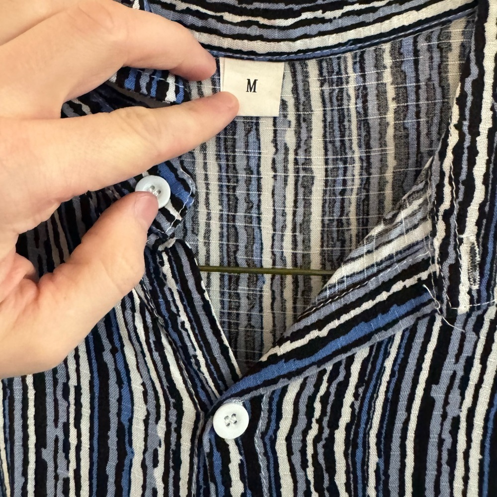 Men Medium Shein Casual Button Up Shirt NWOT - Picture 2 of 8